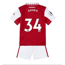 Arsenal Granit Xhaka #34 Hjemmedraktsett Barn 2022-23 Kortermet (+ korte bukser)